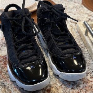 Jordan Kids Sneakers Black, White and Blue